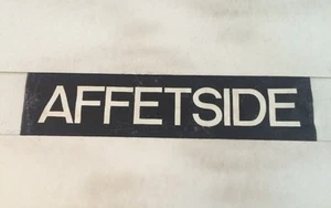 Manchester Linen Bus Blind Jan 1976-3 (29") Affetside - Picture 1 of 1