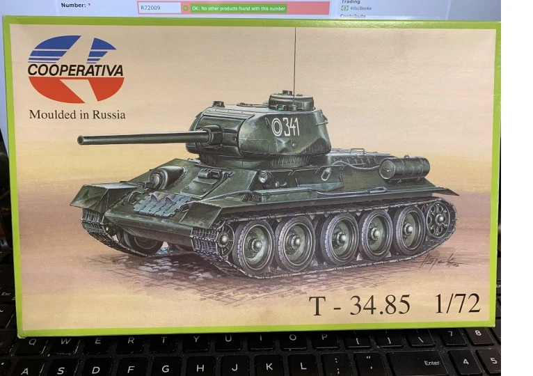 T-34.85 / COOPERATIVA  | No.R72009 | 1:72 - Immagine 1 di 1