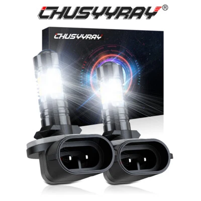 For Chevrolet Aveo 2004-2008 - 2x 881 LED Fog Driving Light Bulbs Kit 6000K - Image 1 of 4