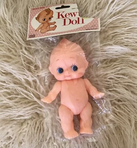 NOS Vintage Kewtie Brand 8” Kewpie Style Rubber Doll - Picture 1 of 2