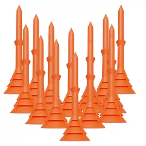 3 1/4 inch Golfer Training Aid Big Top Cup Professional Plastic Golf Tees 50 - Picture 1 of 17