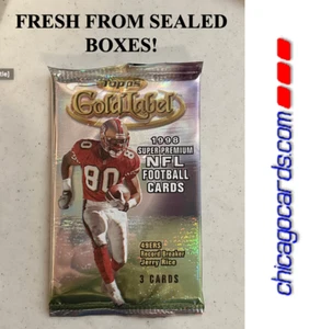1998 Topps Gold Label Football Pack Look4 Peyton Manning Rookie RC Class 3 Red - Picture 1 of 18