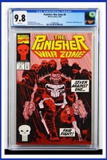 Punisher War Zone #8 CGC Graded 9.8 Marvel October 1992 White Pages Comic Book