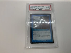 Urza's Destiny Donate PSA 6 FOIL 31/143 Magic Magic The Gathering - Imagen 1 de 2