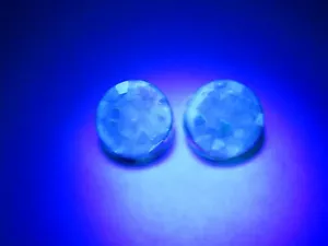VTG Baltic Honey Amber Button Clip Gold Tone Earrings Art Deco - Picture 1 of 4