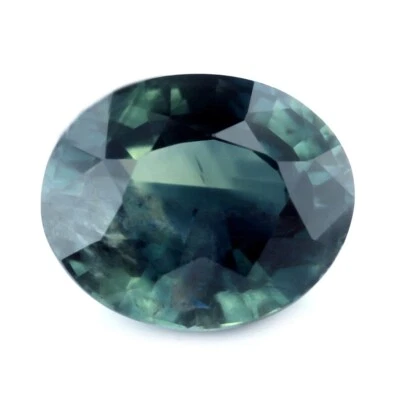 Dazzling Certified 1.04ct Natural Teal Sapphire VS Clarity Australian Oval 6x5mm - Image 1 of 4
