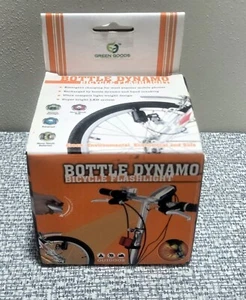 NOS Vintage Bottle Dynamo Bicycle Head Light / Tail Light by Green Goods - Picture 1 of 13