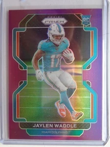 Panini Prizm 113/125 2021 púrpura Prizm Jaylen waddle radiocontrol novato raro ssp - Imagen 1 de 2