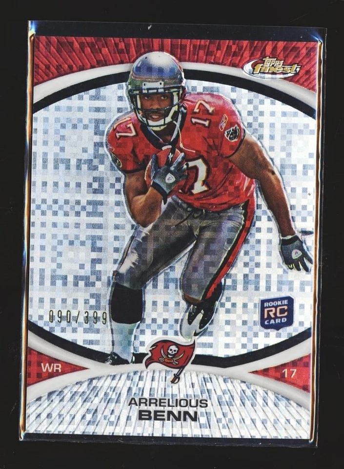 2010 FINEST XFRACTOR /399 ROOKIE ARRELIOUS BENN BUCS - Image 1 of 1