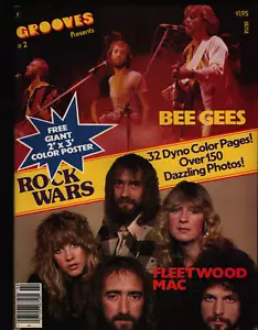 Grooves Rock Wars #2 May 1978 Bee Gees Fleetwood Mac 042920ame - Picture 1 of 2