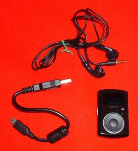 SanDisk Sansa Clip MP3 Player Tested Works SDMX11R-1024K-A70 2007 Black - Imagen 1 de 6