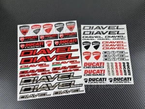 Motorrad Motorrad Aufkleber Set Aufkleber laminiert für Ducati DIAVEL 1260 - Bild 1 von 5