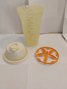 Tupperware mix-fix shaker cup shaker D10 500 ml white/yellow new & original packaging - Picture 1 of 1