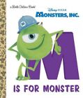 M Is For Monster, Hardcover By Rh Disney (Cor); Nierva, Ricky (Ilt), Like New...