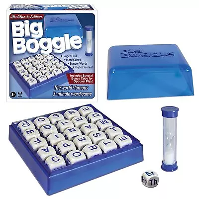 Big Boggle Word Game 5x5 Grid Fun 2 or More Players Ages 8 and Up - Image 1 of 4