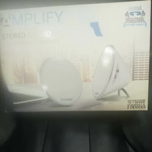 Amplify by Aduro Stereo Sound - Dual Wireless Speakers (DSS-01-BSP25) Black= - Picture 1 of 2