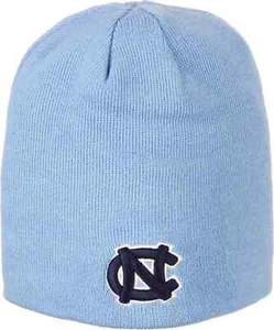 North Carolina Tar Heels Carolina Blue Knit Beanie Mens Size Zephyr - Picture 1 of 2