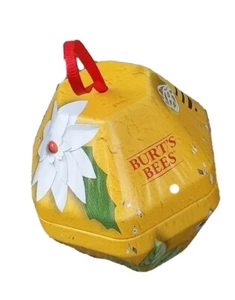 Burt's Bees natürlich begabt 2017 gelb Zinn Ornament 2 3/4 Zoll x 2 3/4 Zoll - Bild 1 von 6
