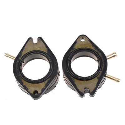 Adaptador de arranque de carburador colector de admisión 2 piezas para Yamaha XV700 Virago 1984-1987 Foto 1 de 4
