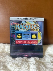 Hackers (1995) 4K Ultra Blu-ray Limited Edition Steelbook NEW SEALED - Bild 1 von 2