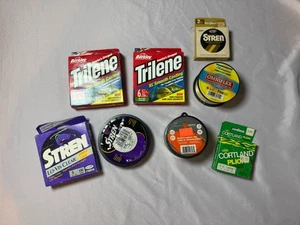 Lote de 8 líneas de pesca mixtas 2 lb 6 lb Trilene Stren - Imagen 1 de 17