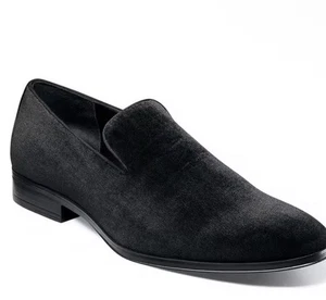 Stacy Adams Savian Velours Slipper Schuhe elegante Halbschuhe Herren 9 - Bild 1 von 8