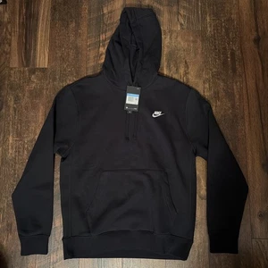 Nike Herren Sportswear Club Fleece Hoodie BV2654-010 In Schwarz Gr. M Neu - Bild 1 von 10