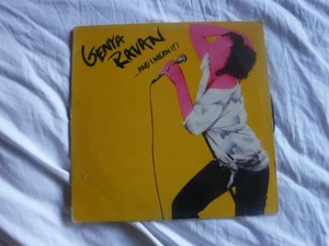 Genya Ravan...."...And I Mean It!" 12" Vinyl Record LP 1979 - Picture 1 of 4
