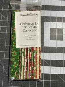 Keepsake Quilting Christmas Joy Layer Cake 26, 10” Squares - Picture 1 of 3