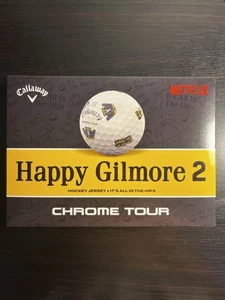 Happy Gilmore 2 Callaway Chrome Soft 3 Ball Sleeve LIMITED EDITION - Picture 1 of 9