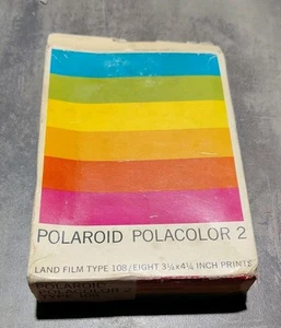 Vintage Polaroid Polacolor 2 Land Film Type 108 - Picture 1 of 6