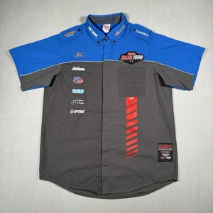 Score International Off Road Mechanic Shirt Men XLarge Blue Baja 1000 Race Wear - Picture 1 of 17