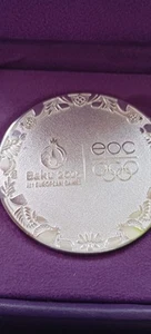 First European Olympic Games Baku 2015 Participant Medal - Picture 1 of 4