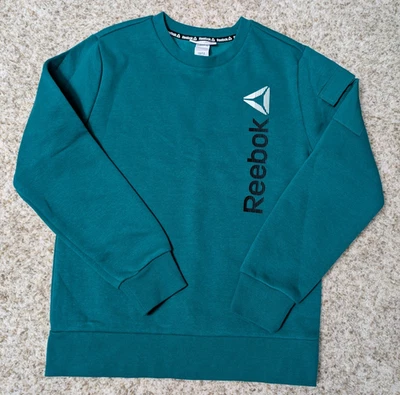 Sudadera deportiva Reebok para niño polar cuello redondo talla grande 10/12 nueva con etiquetas Foto 1 de 4