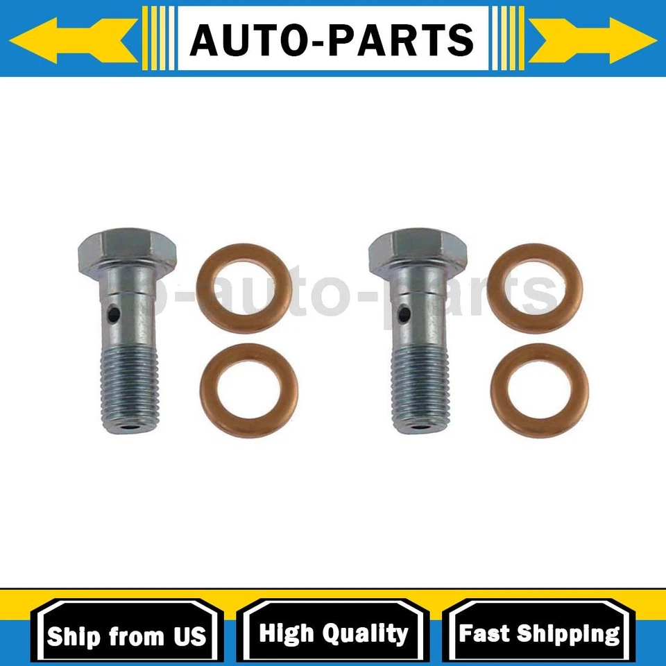 Perno de banjo hidráulico de freno trasero Carlson 2X para Ford F-250 Super Duty Foto 1 de 3