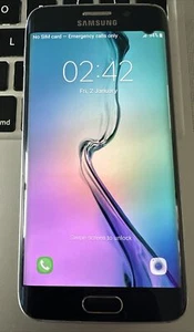 Samsung Galaxy S6 edge - 32GB - Black Sapphire (Unlocked) Smartphone - Afbeelding 1 van 11