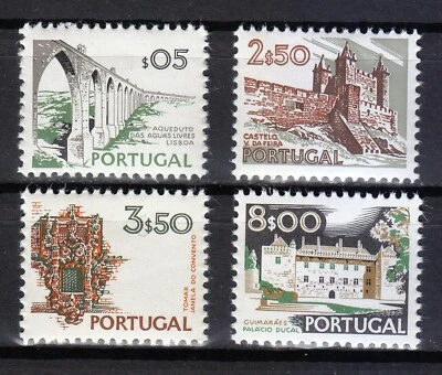 Portugal 1973 MNH Mi 1212xI-1215xI Places to visit, tourism 1973 ** - Image 1 of 2