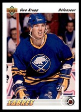 1991-92 Upper Deck French Uwe Krupp #102A