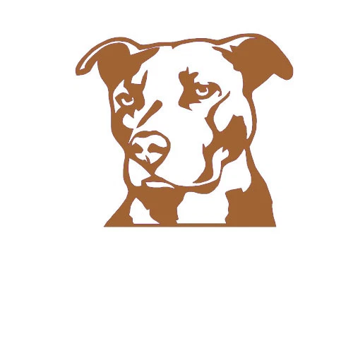 Smart Bull Dog Vinyl Decal Sticker for Car Bumper Truck Door Home Window Wall - Image 1 of 4
