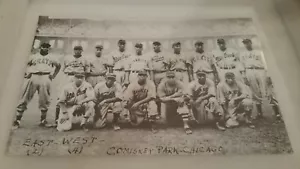 1939 ALL STAR GAME NEGRO LEAGUES TEAMDRUCK GROSS 11 X 17 BASEBALL SCHWARZE GESCHICHTE - Bild 1 von 6