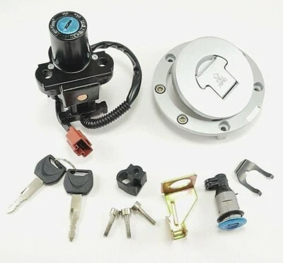 Interruptor de encendido tapa de combustible juego de llaves de bloqueo de asiento para Honda CBR1000RR CBR 600RR (07-14) Foto 1 de 4