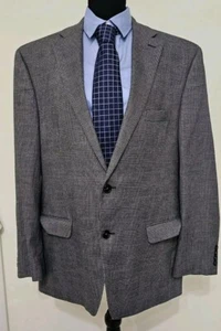 Blazer Abrigo Deportivo Lauren Ralph Lauren a Cuadros Talla 44R Gris Azul - Imagen 1 de 13