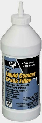 Dap Bondex LIQUID CEMENT Crack Filler Repair Driveway Steps Basement Gray 1Quart