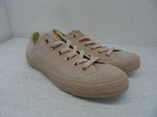 Blush Converse donna Low Chuck Taylor All Star pelle scamosciata oro taglia 5 5 M