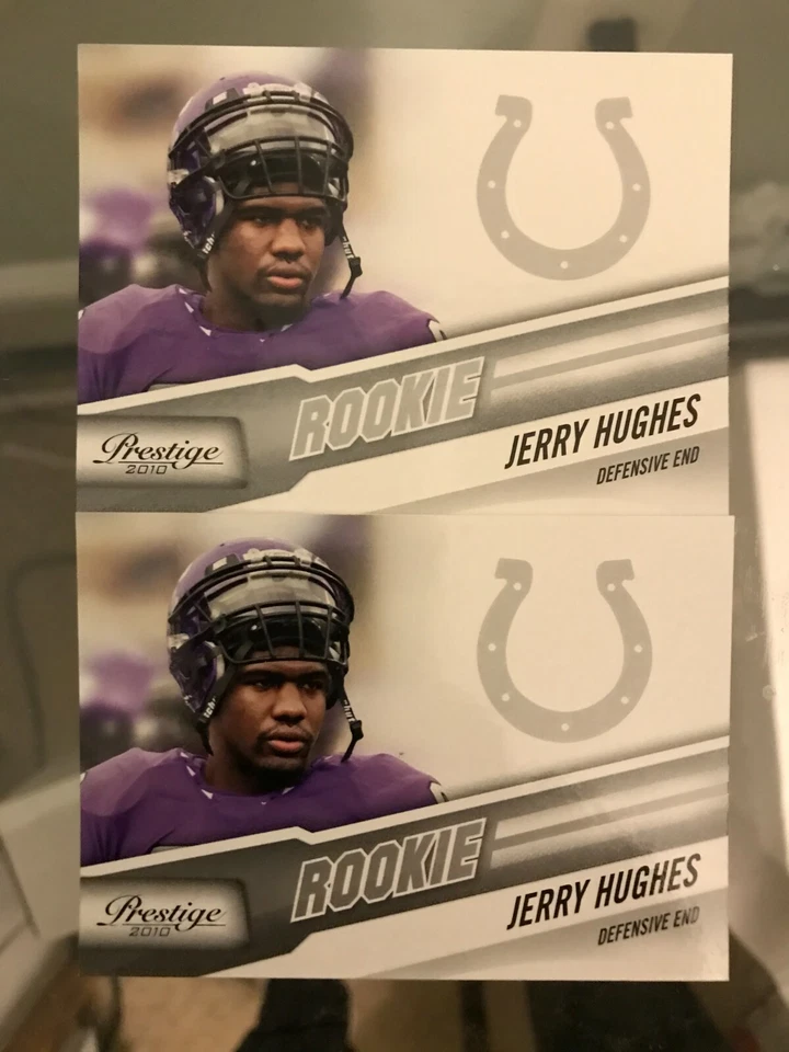 Jerry Hughes 2010 Panini Prestige Base RC Lot 2 - Image 1 of 1