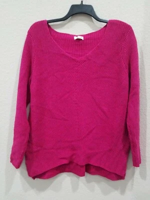 STYLE & CO пурпурный мрамор средний вес длинным рукавом свитер плюс размер 1 X * новый - Изображение 1 из 4