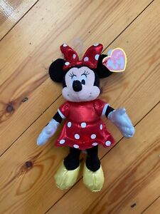 Ty Beanie Babies Disney Minnie Mouse Sparkle 20cm NEW