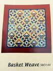 "Basket Weave" Pieced Wall Lap Throw Baby Quilt Pattern By Sagebud Designs