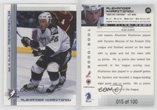 2000-01 ITG Be A Player Memorabilia Sapphire /100 Alexander Kharitonov #416