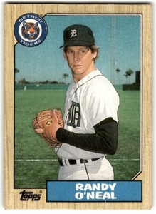 1987 Topps Randy O'Neal #196 Detroit Tigers
